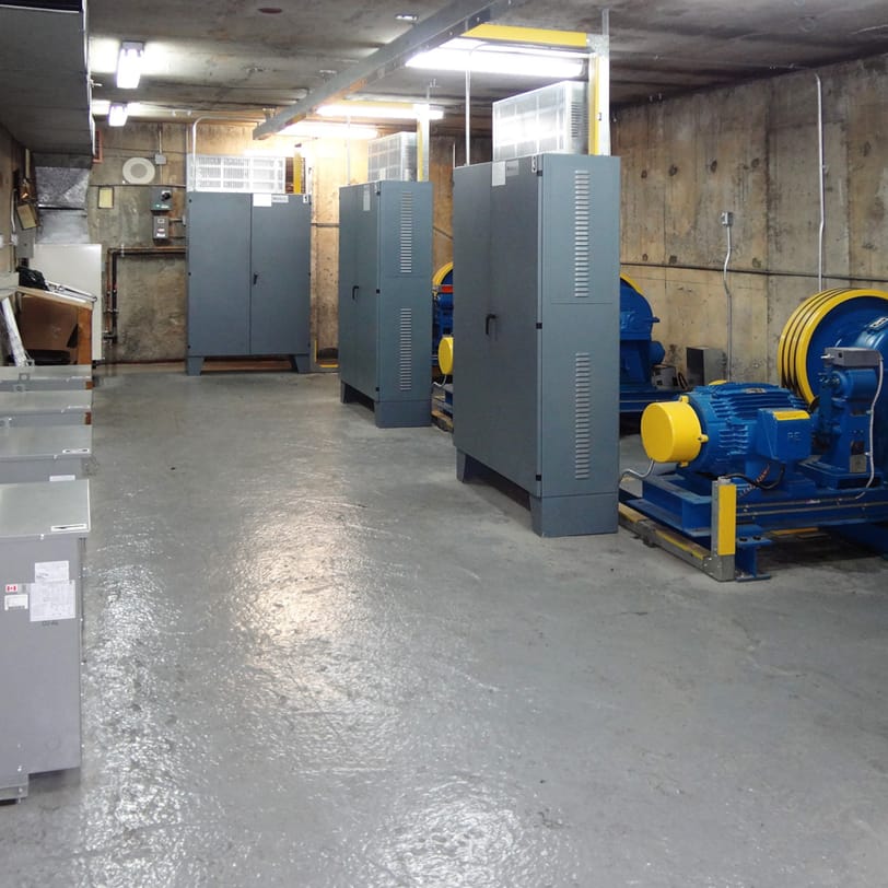 Elevator machine room project